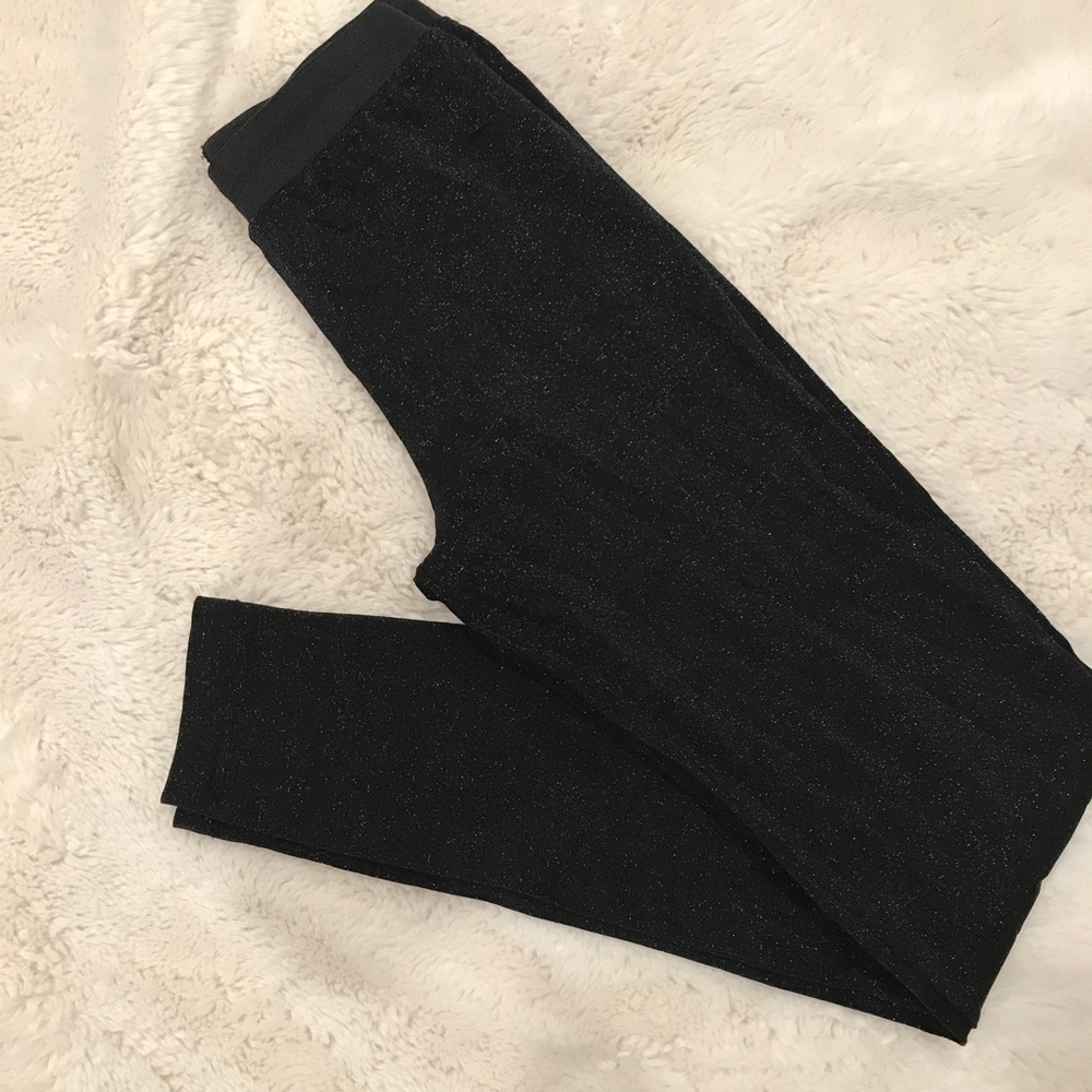 Forever 21 Sparkly Leggings Gold Black 🖤